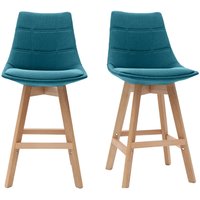 Barhocker skandinavisch Blaugrün 65 cm (2er-Set) matilde von MILIBOO