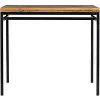 Miliboo - Bartisch Industrie-Look aus Mangoholz und schwarzem Metall ypster von MILIBOO