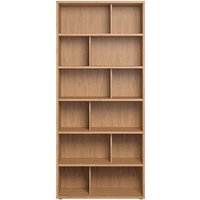 Miliboo - Design Bücherregal aus hellem Holz epure - Eiche hell von MILIBOO