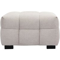 Miliboo - Design-Fußstütze mit beigem Stoff im Samtdesign corto Miliboo - Design-Fußstütze mit beigem Stoff im Samtdesign corto von MILIBOO