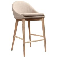 Design-Hochstuhl Holz Polyester Beige shana von MILIBOO
