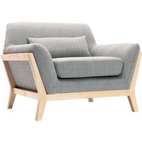 Miliboo - Design-Sessel Grau Holzbeine yoko Miliboo - Design-Sessel Grau Holzbeine yoko von MILIBOO