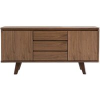 Miliboo - Design-Sideboard Nussbaum fifties - Nussbaum von MILIBOO