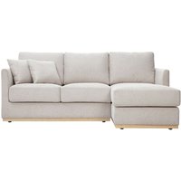 Miliboo - Ecksofa aus beigem Textur-Veloursstoff rechts 3-Sitzer moss Miliboo - Ecksofa aus beigem Textur-Veloursstoff rechts 3-Sitzer moss von MILIBOO