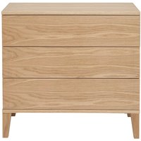 Skandinavische Kommode mit 3 Schubladen aus hellem Holz freddy von MILIBOO