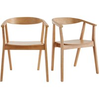 Skandinavische Stühle aus Holz (2er-Set) bahia von MILIBOO