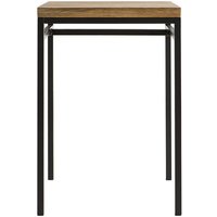 Stehtisch rechteckig aus Mangoholz und schwarzem Metall ypster Stehtisch rechteckig aus Mangoholz und schwarzem Metall ypster von MILIBOO