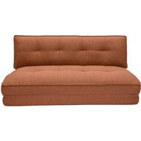 Miliboo - Zweiplätziger Schlafsessel aus terrakottafarbenem Stoff sally Miliboo - Zweiplätziger Schlafsessel aus terrakottafarbenem Stoff sally von MILIBOO