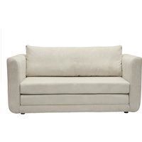 Miliboo - Zweisitzer-Schlafsofa aus beige-farbenem Cordstoff leon Miliboo - Zweisitzer-Schlafsofa aus beige-farbenem Cordstoff leon von MILIBOO