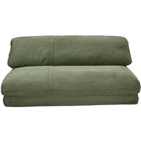 Miliboo - Zweisitzer-Schlafsofa aus khakifarbenem Samt-Cordstoff spencer von MILIBOO