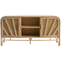 Rattan-Sideboard mit 2 Türen galon Rattan-Sideboard mit 2 Türen galon von MILIBOO