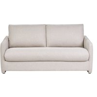 Schlafsofa mit 2 Sitzplätzen in beige Stoff paulin von MILIBOO