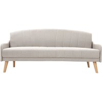 Schlafsofa skandinavisches Design 3 Plätze Grau arya - Perlgrau von MILIBOO