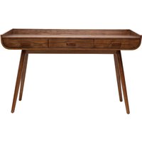 Schreibtisch Vintage Holz Nussbaum HALLEN von MILIBOO