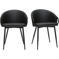 Schwarze Design-Stühle (2er-Set) precio von MILIBOO