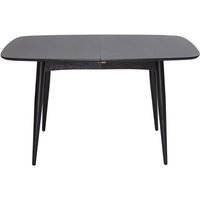 Schwarzer ausziehbarer Tisch 130-160 cm nordeco - Schwarz von MILIBOO