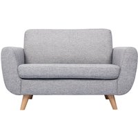 Miliboo - Skandinavisches 2-Sitzer-Sofa grau pure - Hellgrau von MILIBOO