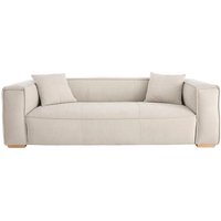 Sofa aus naturfarbenem Stoff mit Samteffekt 3-Sitzer cobain Sofa aus naturfarbenem Stoff mit Samteffekt 3-Sitzer cobain von MILIBOO
