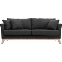 Miliboo - Sofa skandinavisch 3 Plätze Dunkelgrau Holzbeine oslo Miliboo - Sofa skandinavisch 3 Plätze Dunkelgrau Holzbeine oslo von MILIBOO