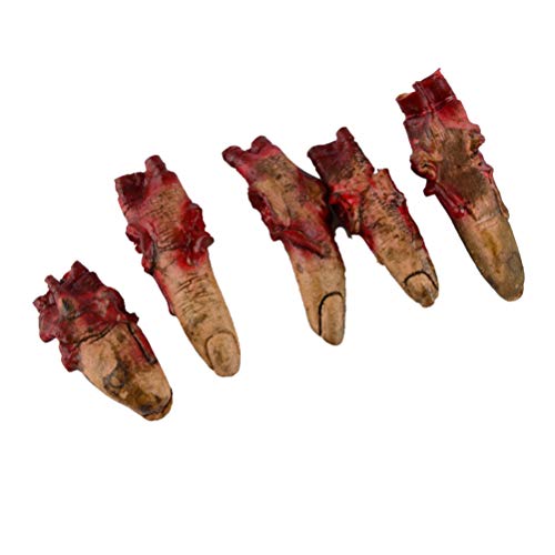 Milisten 5 Abgetrennte Finger Halloween Requisiten Gefälschter Daumen Finger Simuliert Kunststoff Halloween Dekorationen Horror Requisiten Körperteile Halloween Beängstigend Kniffliges Milisten 5 Abgetrennte Finger Halloween Requisiten Gefälschter Daumen Finger Simuliert Kunststoff Halloween Dekorationen Horror Requisiten Körperteile Halloween Beängstigend Kniffliges von Milisten
