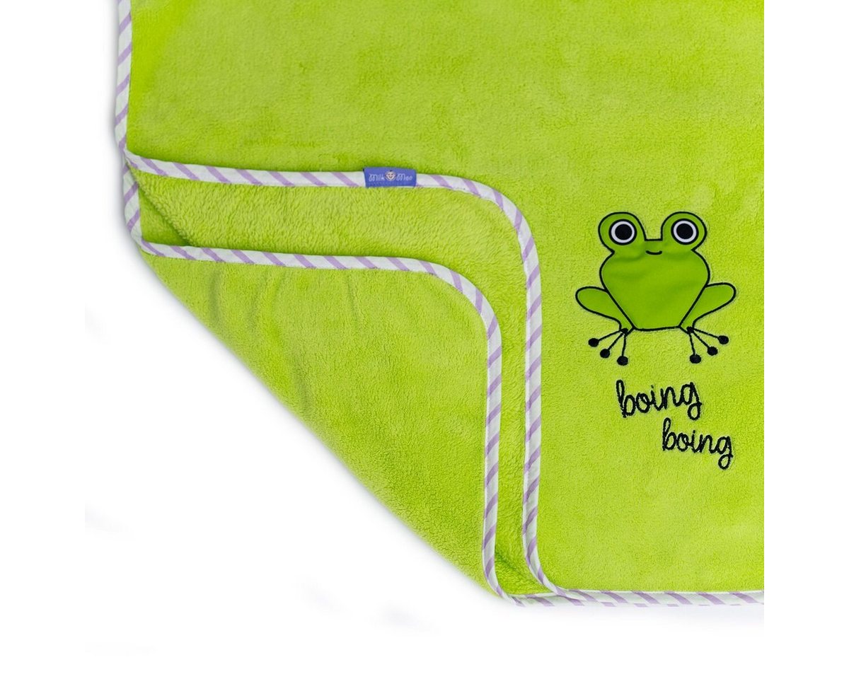 Babydecke Milk&Moo Cacha Frog Babydecke, MILK&MOO von MILK&MOO