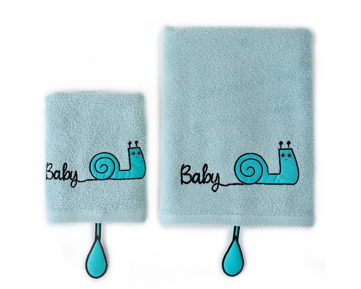 MILK&MOO Duschtuch Milk&Moo Sangaloz Kinder Handtuch 2er Set, (1-St) MILK&MOO Duschtuch Milk&Moo Sangaloz Kinder Handtuch 2er Set, (1-St) von MILK&MOO