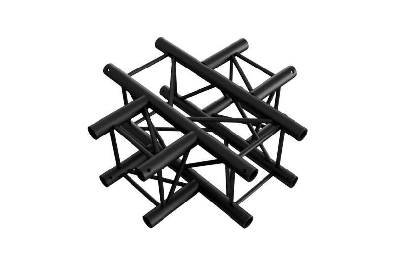 MILOS Rahmentraverse Milos Pro-30 Square G Truss - Cross 4-way QCU41 - 90° corner - black von MILOS