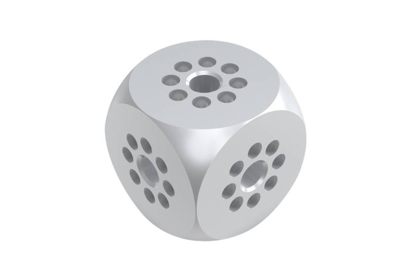 MILOS Rahmentraverse Milos Single Tube Cube Cube UNI - without half Connectors von MILOS