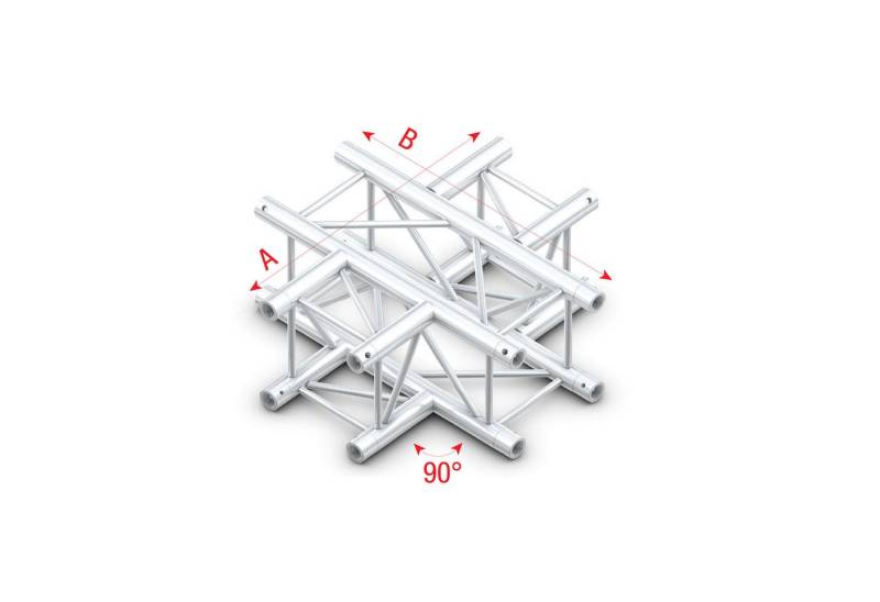 MILOS Rahmentraverse Pro-30 Square F Truss Cross 4-way, 50 cm QCU41sp, 90° ecke MILOS Rahmentraverse Pro-30 Square F Truss Cross 4-way, 50 cm QCU41sp, 90° ecke von MILOS