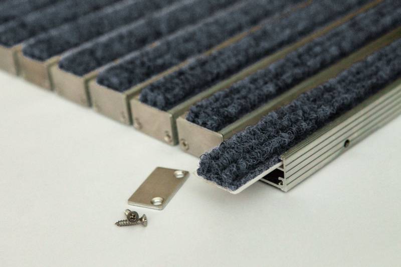 MILTEX Fußmatte Schmutzfangmatte Eazycare Vilt anthrazit 78,5x58,5cm aluminium von MILTEX