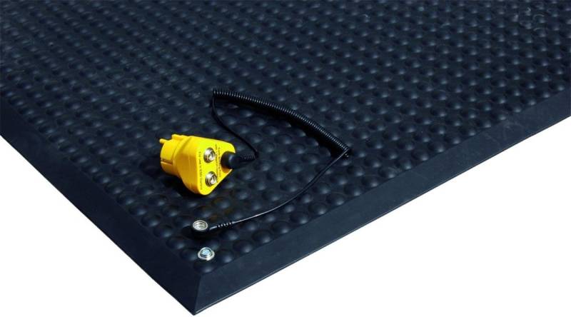 MILTEX Fußmatte Arbeitsplatzmatte Yoga Ergo Stat 65x185cm schwarz MILTEX Fußmatte Arbeitsplatzmatte Yoga Ergo Stat 65x185cm schwarz von MILTEX