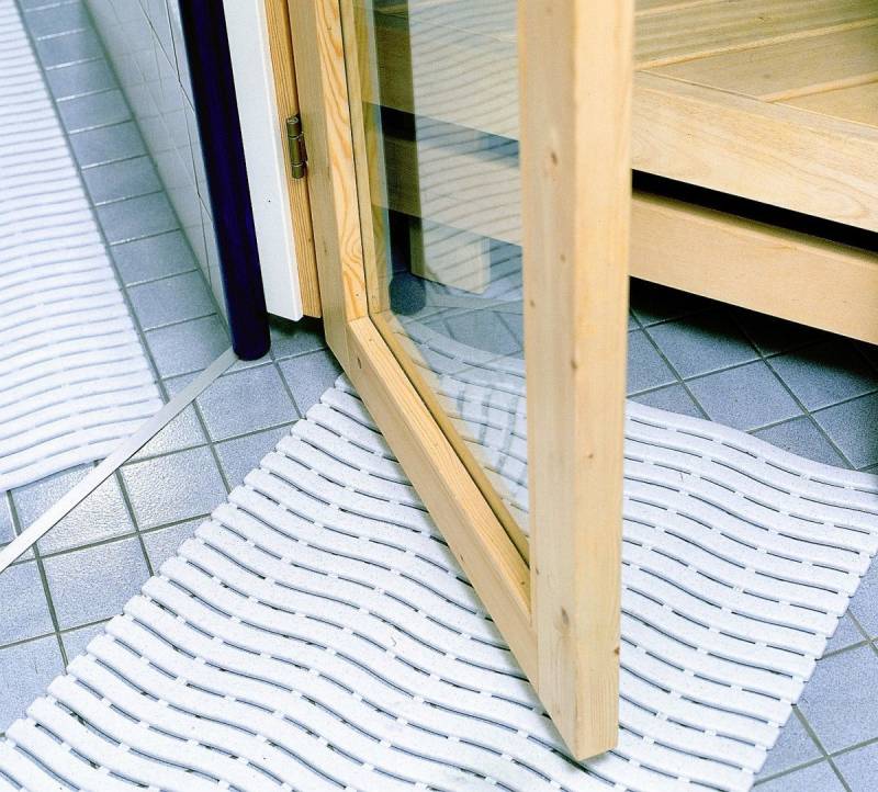 MILTEX Fußmatte Feuchtraummatte Yoga Spa Basic 60x90cm stracciatella von MILTEX