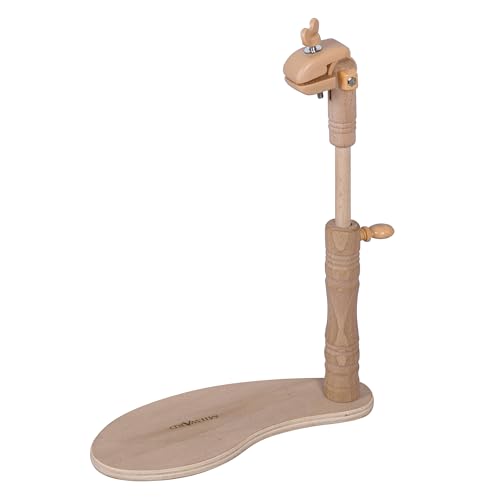 MILWARDS Freihändig verstellbarer Sitzrahmen, Schoßständer, drehbarer Kreuzstichhalter, Buchenholz, mit vielseitiger Klemmbefestigung MILWARDS Freihändig verstellbarer Sitzrahmen, Schoßständer, drehbarer Kreuzstichhalter, Buchenholz, mit vielseitiger Klemmbefestigung von MILWARDS