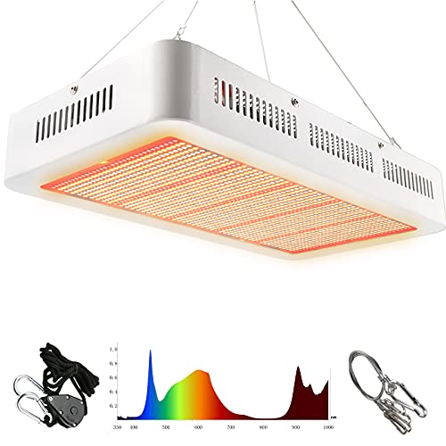 MILYN Pflanzenlampe LED 1000W Led Grow Light 1683 LEDs Pflanzenlicht Vollspektrum Led Grow Lamp für Gewächshaus Pflanze, Zimmerpflanzen, Gemüse, Blumen von MILYN