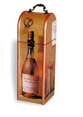 Dekorierte Box 1 Flasche (11,5 x 12 x 35 cm) von MIMBRE NATURAL