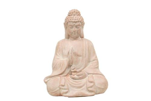 Mimbre Natural Buddha Keramik Garten (36 x 25 x 47,5) - von MIMBRE NATURAL