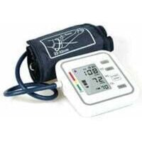 Monitor electrónico automático de presión arterial para la parte superior del brazo con pantalla LCD grande y herramienta inteligente de medición de von MIMIY