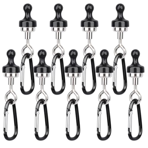 MIN CI 12Stück Schwarz Magnethaken Extra Stark, Magnete Haken für Camping Neodym Magnete Stark Magnethalterung Magnetisch Haken für Küche Büro Haken Abnehmbar Camping Magnethaken MIN CI 12Stück Schwarz Magnethaken Extra Stark, Magnete Haken für Camping Neodym Magnete Stark Magnethalterung Magnetisch Haken für Küche Büro Haken Abnehmbar Camping Magnethaken von MIN CI