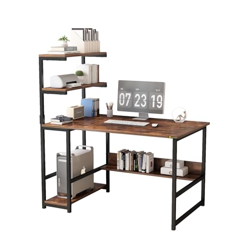 MIN WIN Computertisch mit Bücherregal PC Laptop Tisch Tisch für Büro Arbeitszimmer Wohnzimmer Homeoffice MIN WIN Computertisch mit Bücherregal PC Laptop Tisch Tisch für Büro Arbeitszimmer Wohnzimmer Homeoffice von MIN WIN