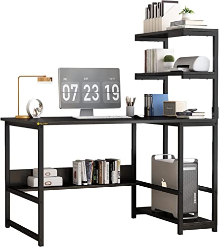 MIN WIN Computertisch mit Bücherregal PC Laptop Tisch Tisch für Büro Arbeitszimmer Wohnzimmer Homeoffice MIN WIN Computertisch mit Bücherregal PC Laptop Tisch Tisch für Büro Arbeitszimmer Wohnzimmer Homeoffice von MIN WIN