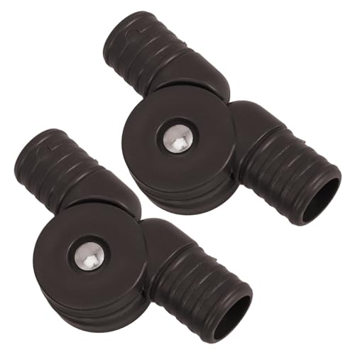 MINAOLULUS 1 Paar Verbindungsstücke Für Rattanstühle Anschlüsse Für Strandliegestühle Adapter-ersatzteil Passendes Verbindungsrohr Für Stuhl Lounge-Stuhl-Rohr Pp Dark Brown von MINAOLULUS