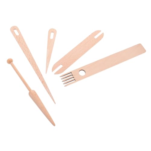 MINAOLULUS 1satz Mini Holz Webrahmen Set Mit Handwebnadeln Tragbares Bastelwerkzeug Für Wandteppich Und Strickprojekte Benutzerfreundlich Und Langlebig Für Anfänger Und Erfahrene von MINAOLULUS