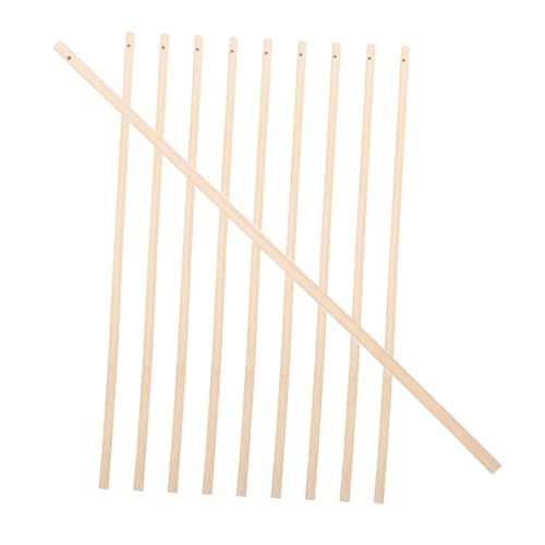 MINAOLULUS 10Stücke Laternenstäbe Holz Handgehaltener Laternenstab für DIY Projekte Ästhetisches Design für Feste und Outdoor Aktivitäten von MINAOLULUS