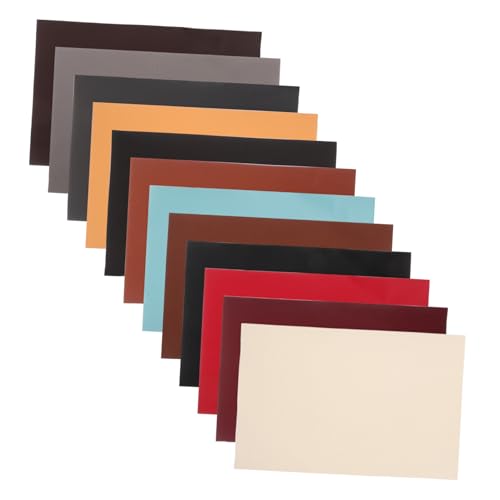MINAOLULUS 12stücke Kunstleder Reparatur Patch Selbstklebend Für Sofas Autositze Möbel Farben Weinrot Hochwertiges Pu Realistische Struktur Langlebig Und Farbecht von MINAOLULUS