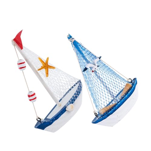 MINAOLULUS 2stücke Teiliges Holz-segelboot Modell Mediterrane Tischdekoration Für Zuhause Oder Büro Minimalistisches Segelschiff Ornament Kreatives Nautisches Design Charmante Deko Für MINAOLULUS 2stücke Teiliges Holz-segelboot Modell Mediterrane Tischdekoration Für Zuhause Oder Büro Minimalistisches Segelschiff Ornament Kreatives Nautisches Design Charmante Deko Für von MINAOLULUS