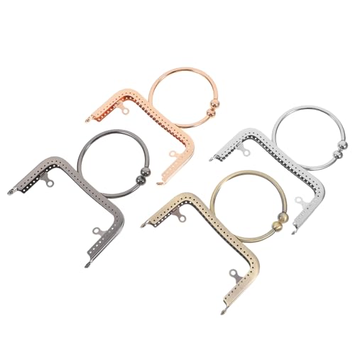 MINAOLULUS 4-teiliger Taschengriffrahmen Zur Taschenherstellung: Handtaschenreparatur, Eleganter, Glatter Metallgriff – Fester Tragegriff Für Den Täglichen Gebrauch Auf Reisen von MINAOLULUS