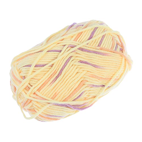 MINAOLULUS 50g Milch Baumwollgarn Chunky Handgewebtes Häkel Und Strickgarn Für Warme Mützen Und Schals Für -projekte Und von MINAOLULUS