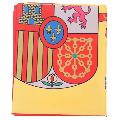 MINAOLULUS Flaggenkap Fußballflaggen Flaggenkostüm Landesflagge Flaggenkleid Umhang mit spanischer Flagge Umhang mit Spanien-Flagge für Erwachsene Fußball-Banner Polyester MINAOLULUS Flaggenkap Fußballflaggen Flaggenkostüm Landesflagge Flaggenkleid Umhang mit spanischer Flagge Umhang mit Spanien-Flagge für Erwachsene Fußball-Banner Polyester von MINAOLULUS