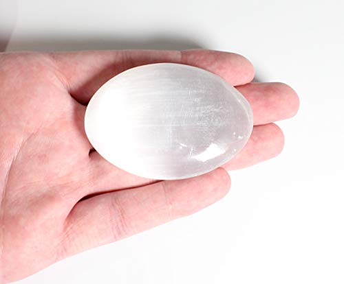 MINERALUNIVERSE Natürlicher Selenit Kristall Handschmeichler - Heilstein - Großer Kristall Selenit Spirituelle Heilung Massage Palmstone MINERALUNIVERSE Natürlicher Selenit Kristall Handschmeichler - Heilstein - Großer Kristall Selenit Spirituelle Heilung Massage Palmstone von MINERALUNIVERSE