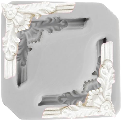 MINFEIDMS Barock Silikonform Curlicues Scroll Lace Border Fondant Form Filigrane Form 3D Sculpted Flower Mould für Zucker Kuchen Dekorieren Cupcake Topper Schokolade Gummipaste Candy Polymer Clay MINFEIDMS Barock Silikonform Curlicues Scroll Lace Border Fondant Form Filigrane Form 3D Sculpted Flower Mould für Zucker Kuchen Dekorieren Cupcake Topper Schokolade Gummipaste Candy Polymer Clay von MINFEIDMS